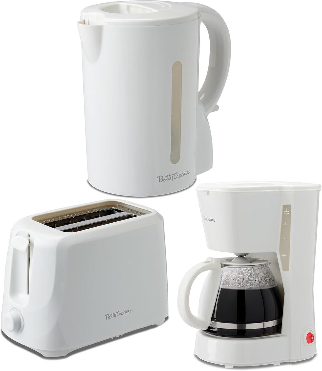 Betty Crocker Coffee Maker Kettle Toaster