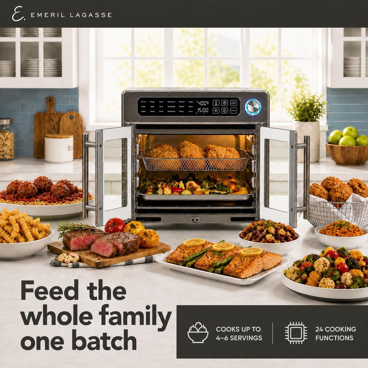Emeril Air Fryer Toaster Oven