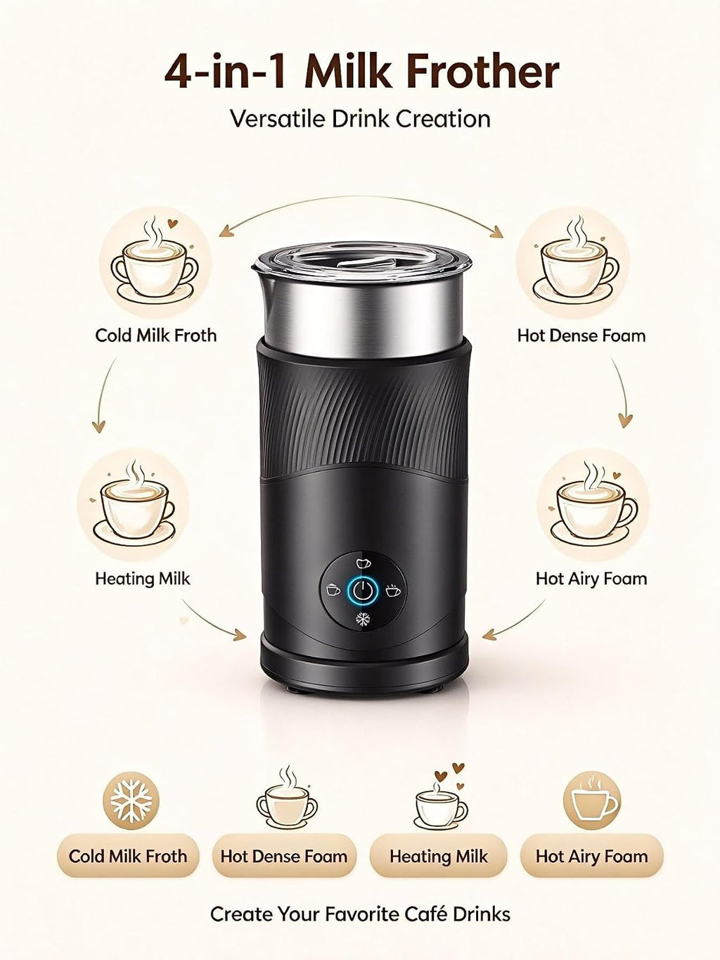 Ecoflarix Milk Frother