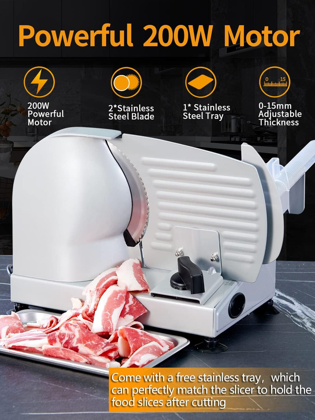 Borlebbi Electric Food Slicer