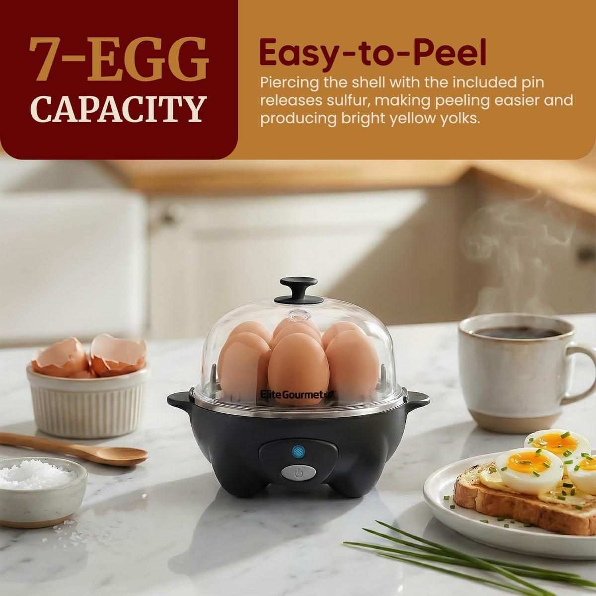 Elite Gourmet Rapid Egg Cooker