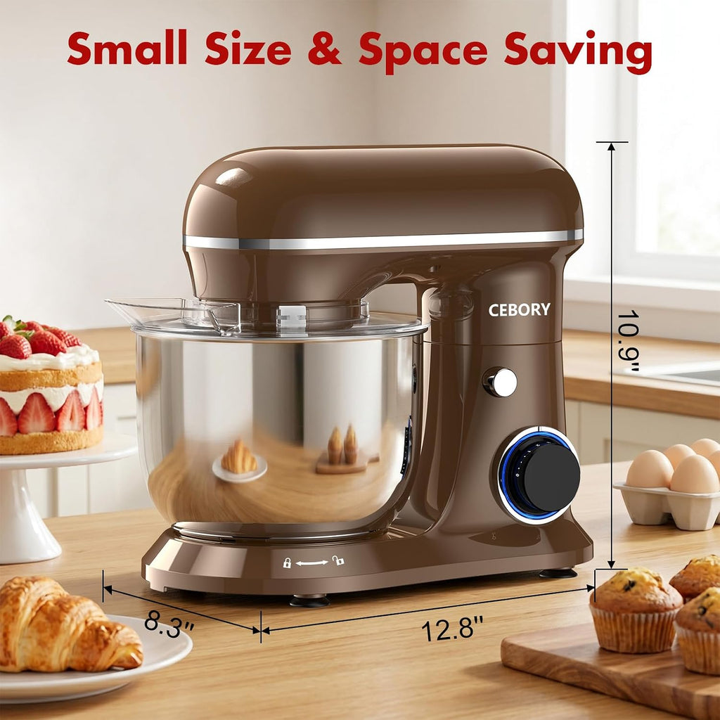 CEBORY Stand Mixer with Attachments