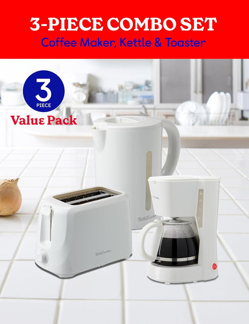 Betty Crocker Coffee Maker Kettle Toaster
