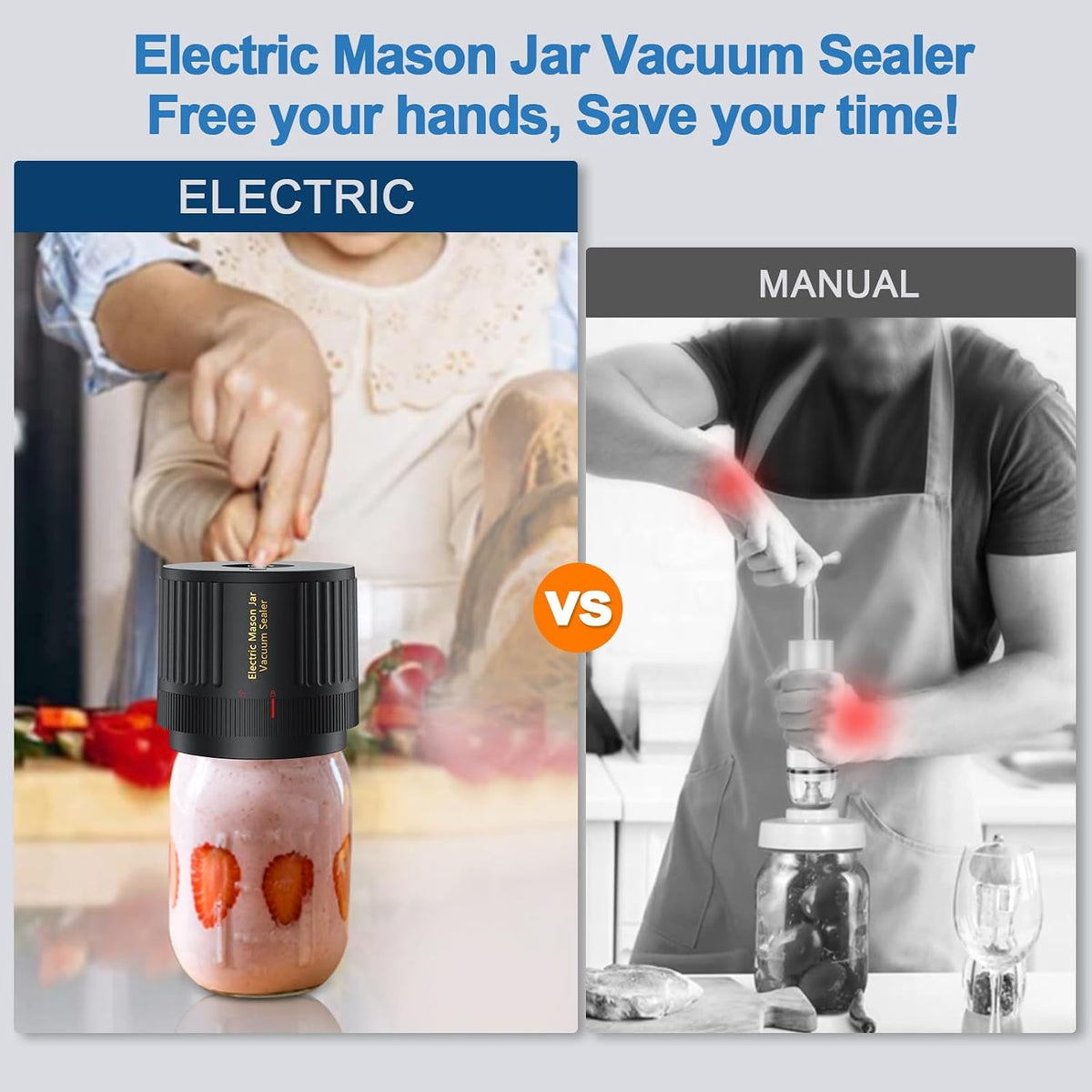 LOVE MOMENT Mason Jar Vacuum Sealer