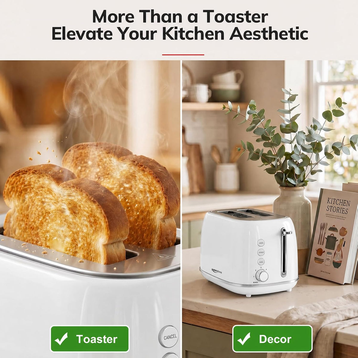 Keenstone 2 Slice Toaster
