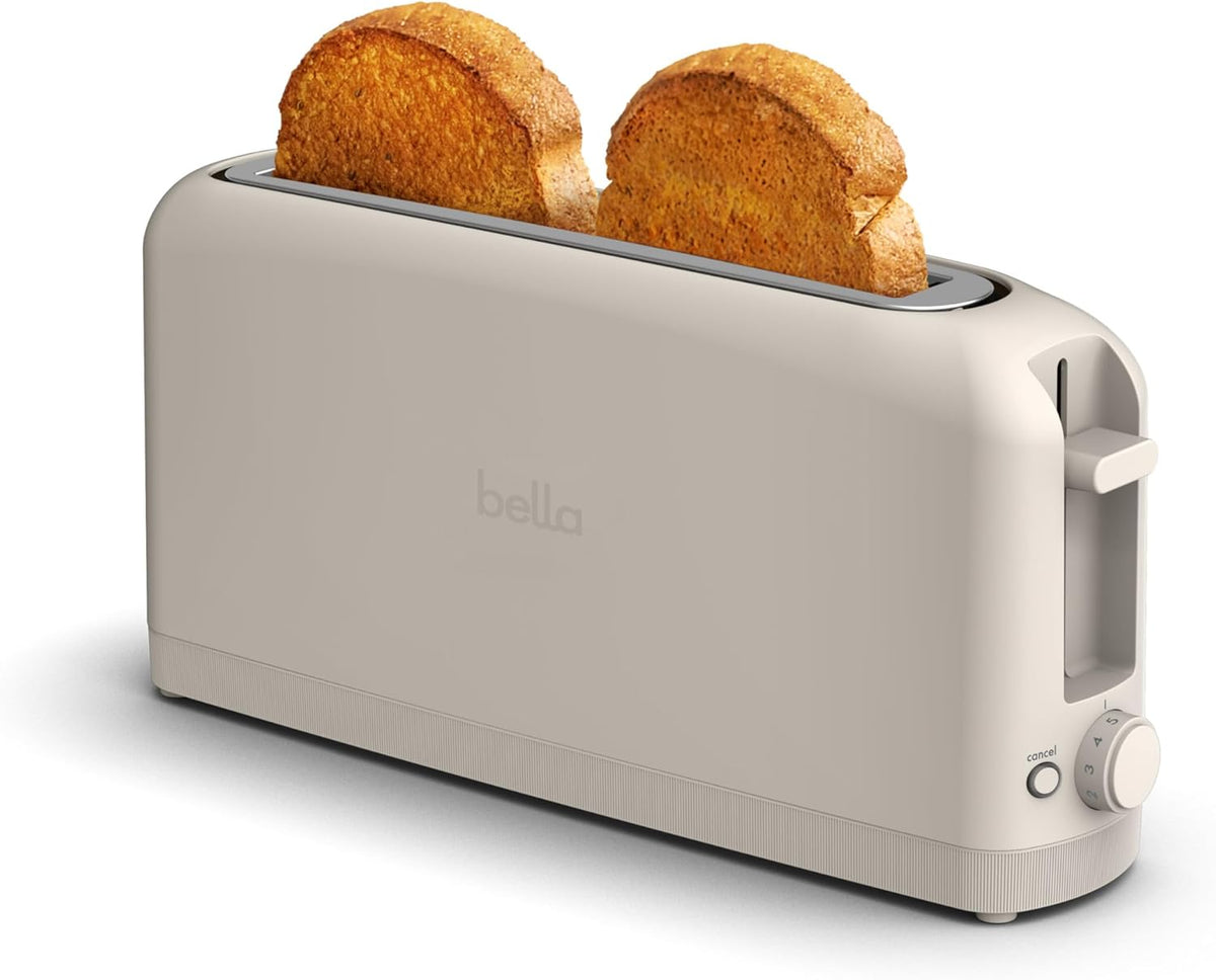 BELLA Slim Two-Slice Long-Slot Toaster