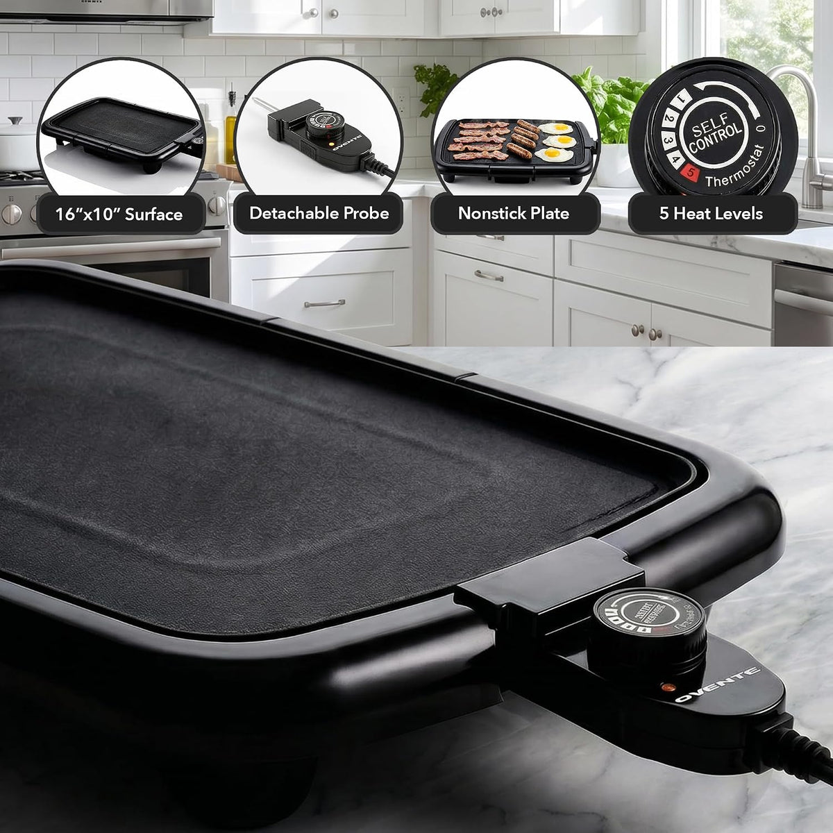 OVENTE Electric Griddle