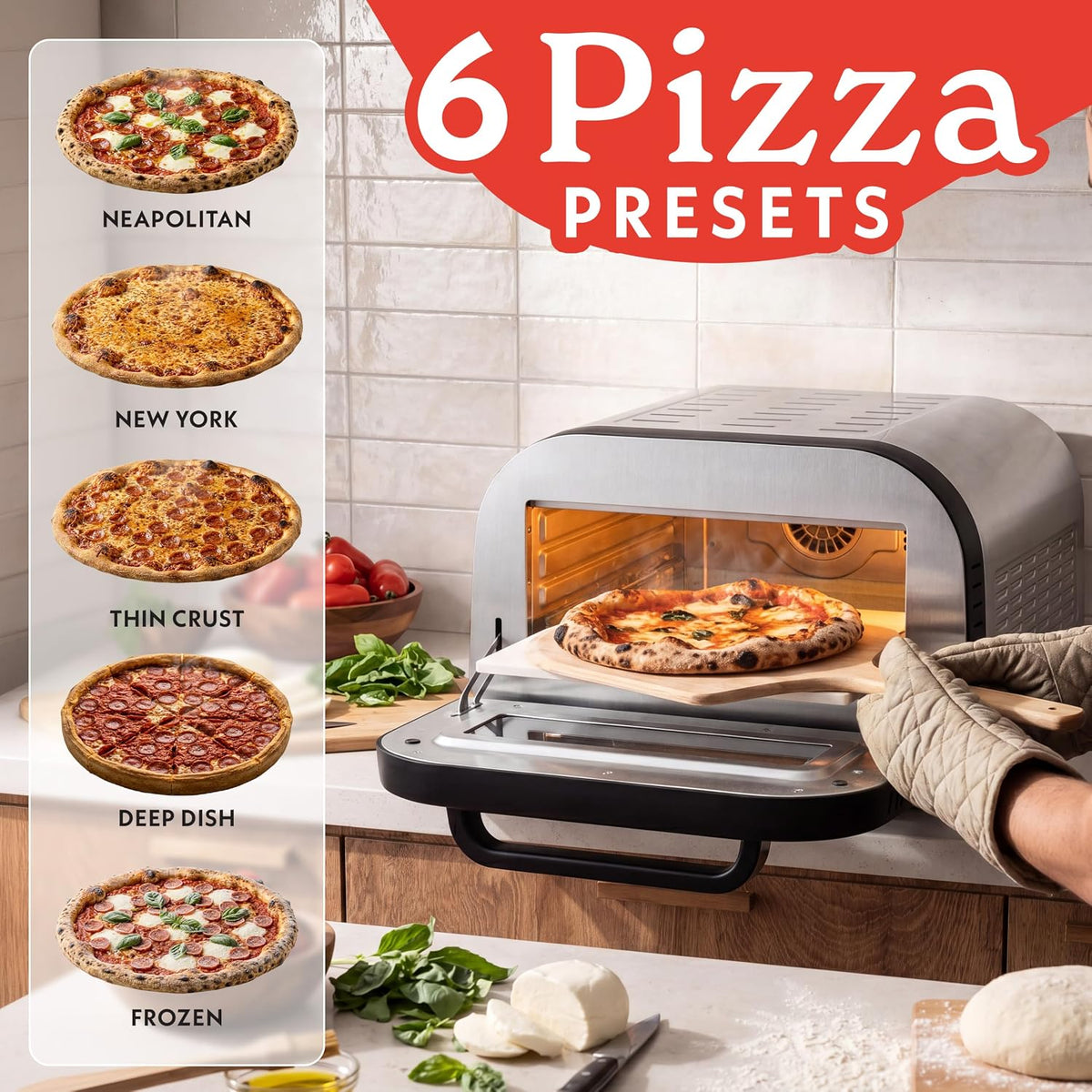 Gourmia Countertop Pizza Oven